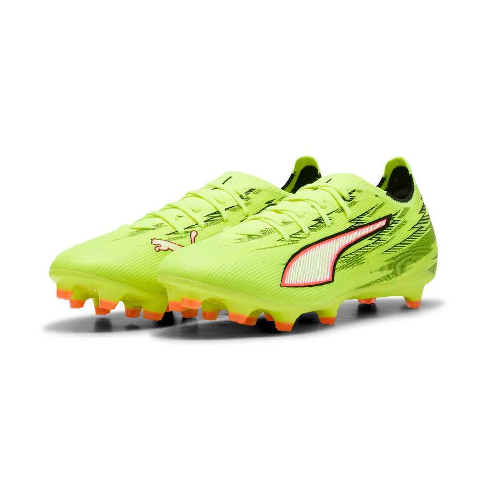 Puma ULTRA 6 MATCH FG/AG - Yellow Alert-PUMA Black-Glowing Red-Lime Squeeze