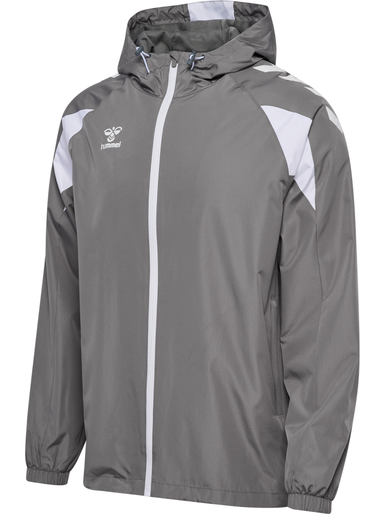 Hummel hmlCORE 2.0 ALL-WEATHER JACKET - STEEL GRAY/WHITE
