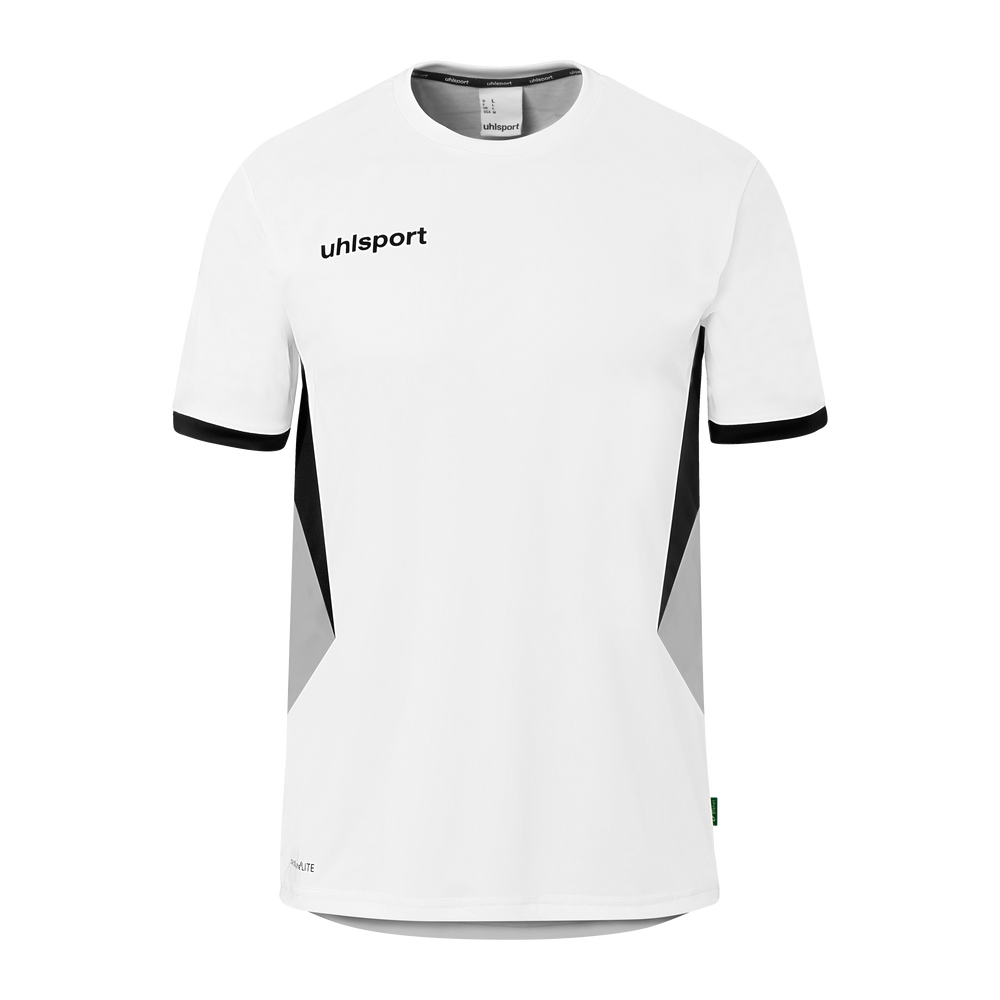Uhlsport Equipe 29 Shirt Kurzarm - weiß/steingrau/schwarz