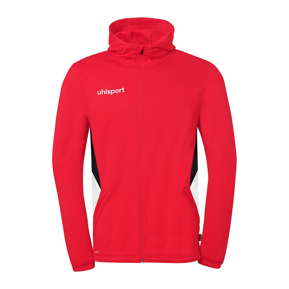 Uhlsport Equipe 29 Multi Hood Jacke - rot/weiß/schwarz