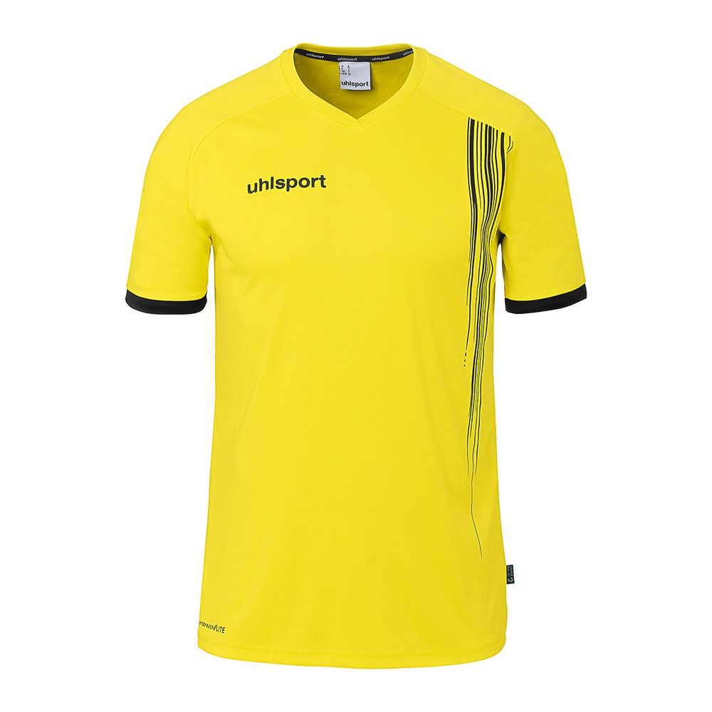 Uhlsport Impulse Shirt Kurzarm - limonengelb/schwarz