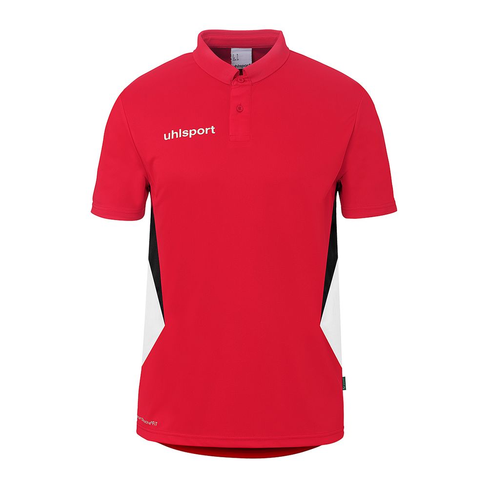 Uhlsport Equipe 29 Polo Shirt - rot/weiß/schwarz