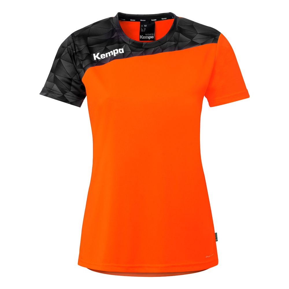 Kempa Athletics 29 Shirt Damen - fluo orange/schwarz
