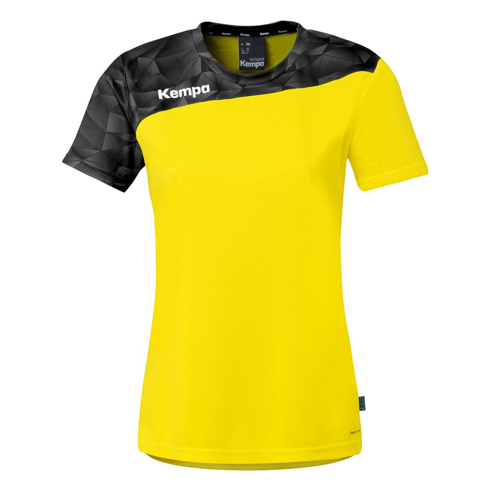 Kempa Athletics 29 Shirt Damen - limonengelb/schwarz