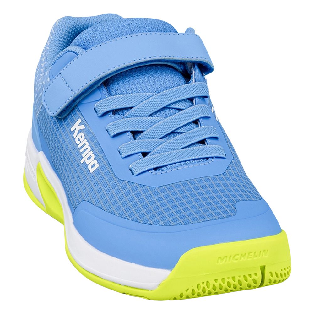 Kempa Wing 3.0 Kids - blau/weiß/limonengrün