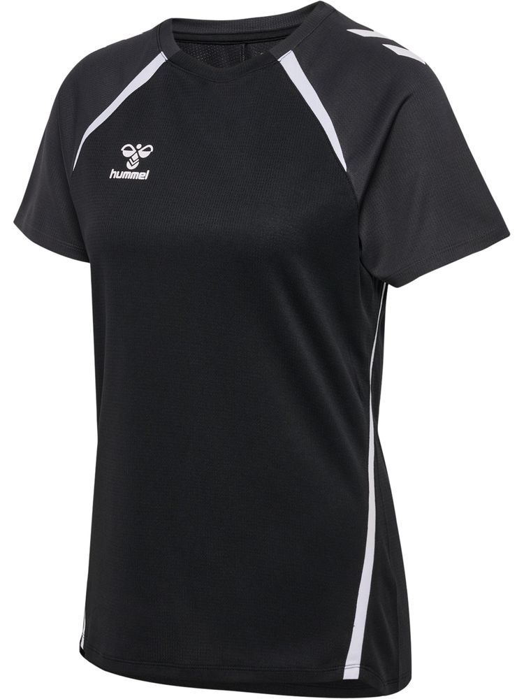 Hummel Hmllead 2.0 Jersey S/S Woman - black/asphalt