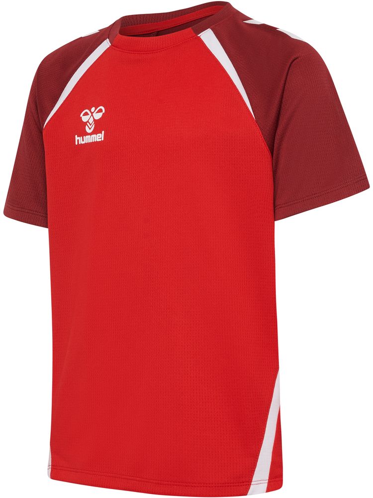 Hummel Hmllead 2.0 Jersey S/S Kids - true red/maroon