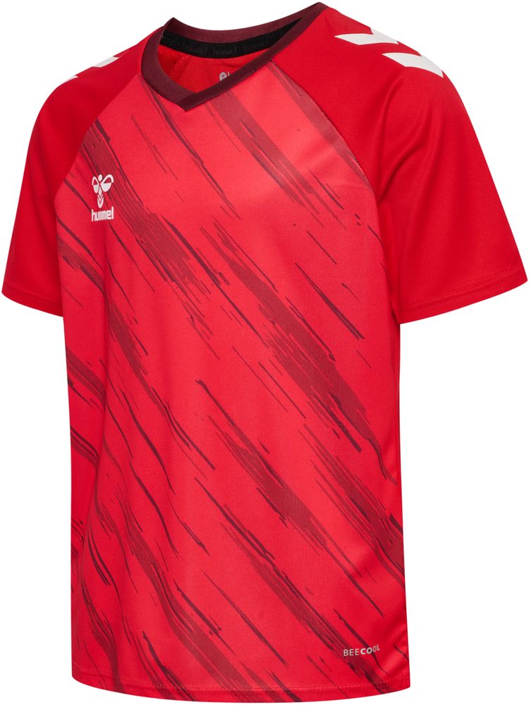 Hummel Hmlmatch Triumph Jersey S/S Kids - true red/zinfandel