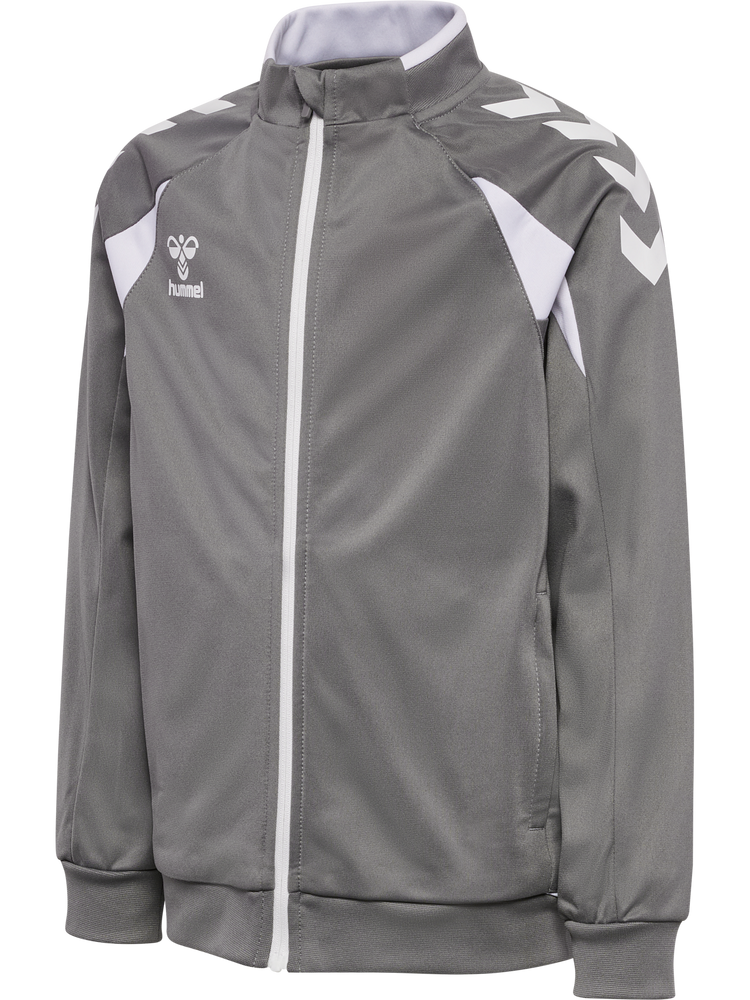 Hummel Hmlcore 2.0 Track Zip Jacket Kids - steel gray/white