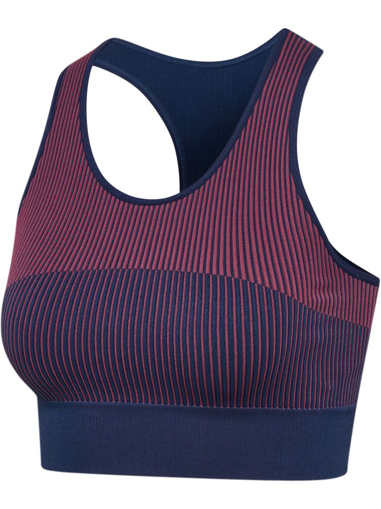Hummel Hmlyoga Seamless W Crop Top - dress blues