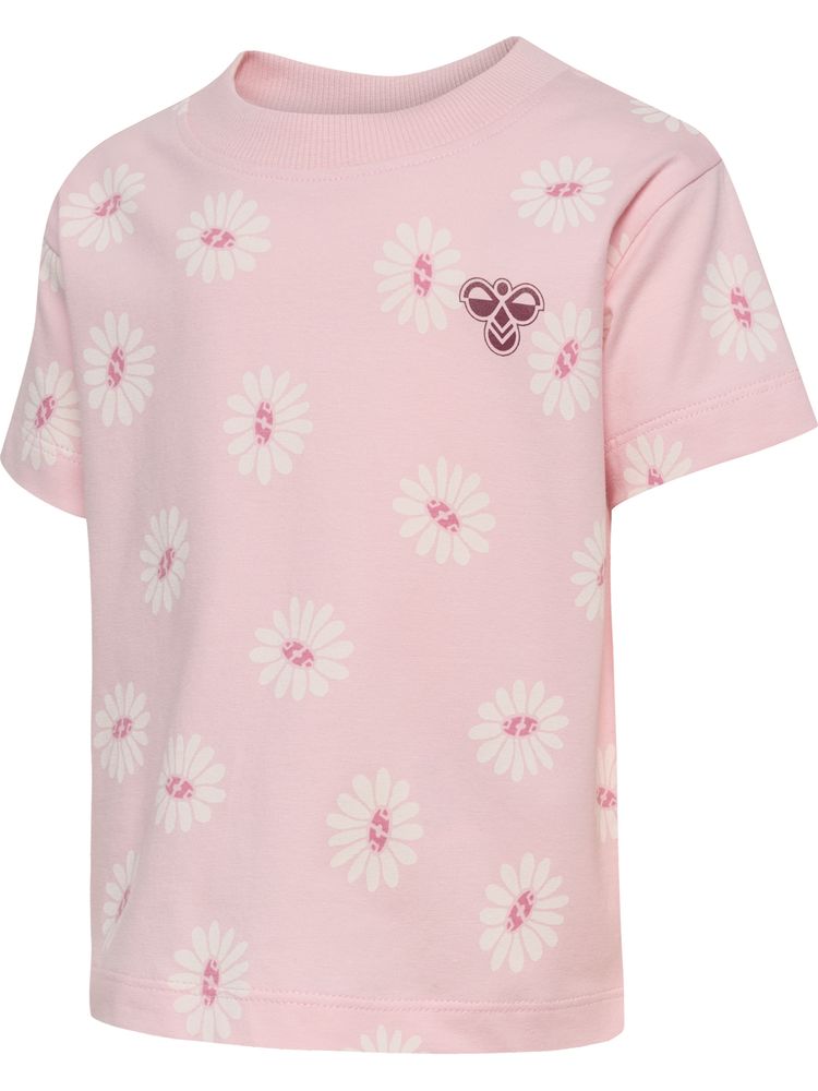 Hummel Hmlmini Loose Flower T-Shirt S/S - pale lilac