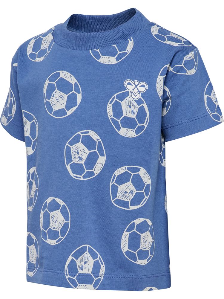 Hummel Hmlmini Loose Aop T-Shirt S/S - dutch blue