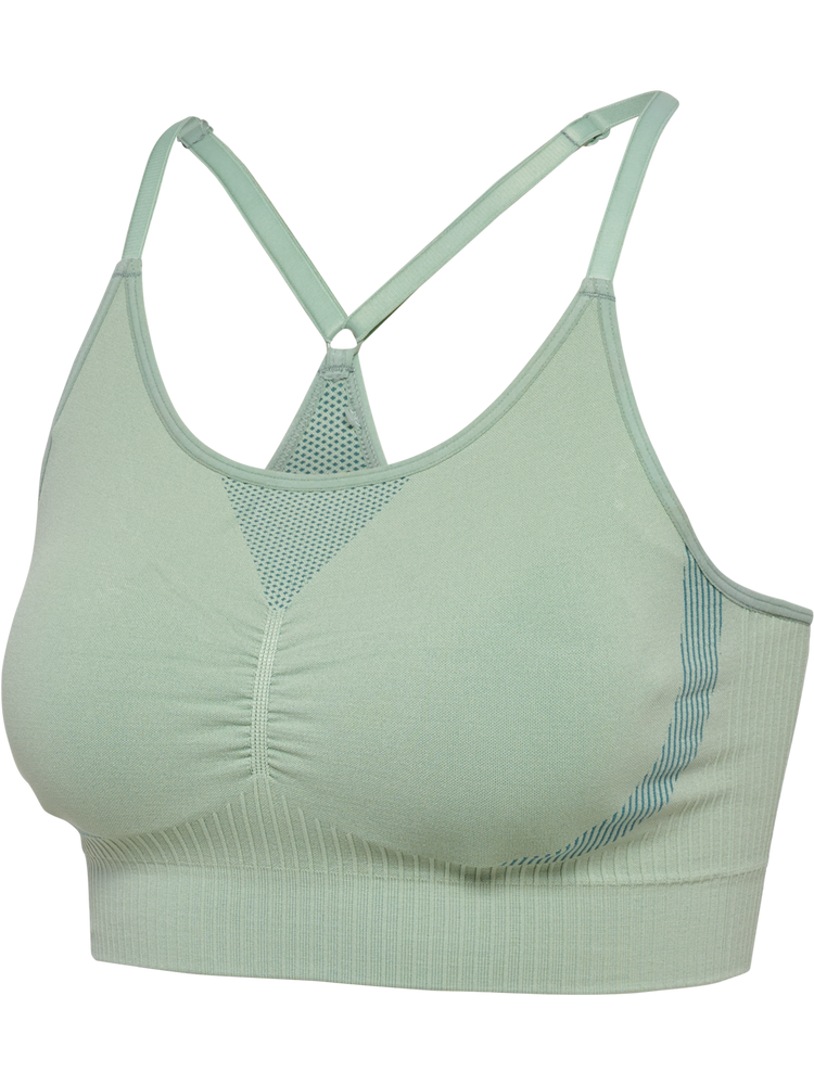 Hummel Hmlhiit Seamless Padded Bra - frosty green