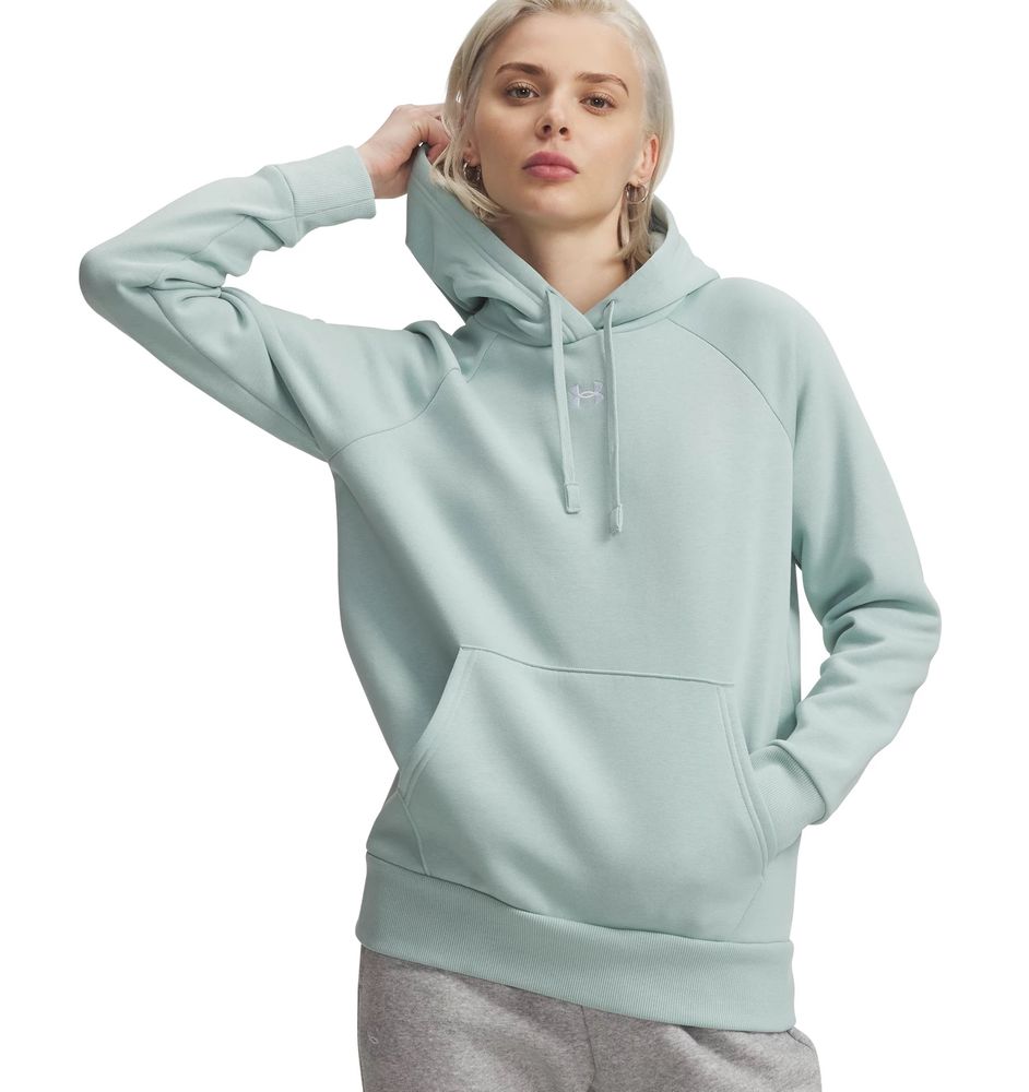 Under Armour UA RIVAL FLEECE HOODIE - ENAMEL BLUE