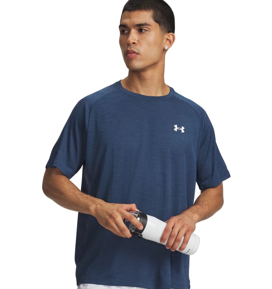 Under Armour UA TECH TEXTURED SS - WHAM BLUE