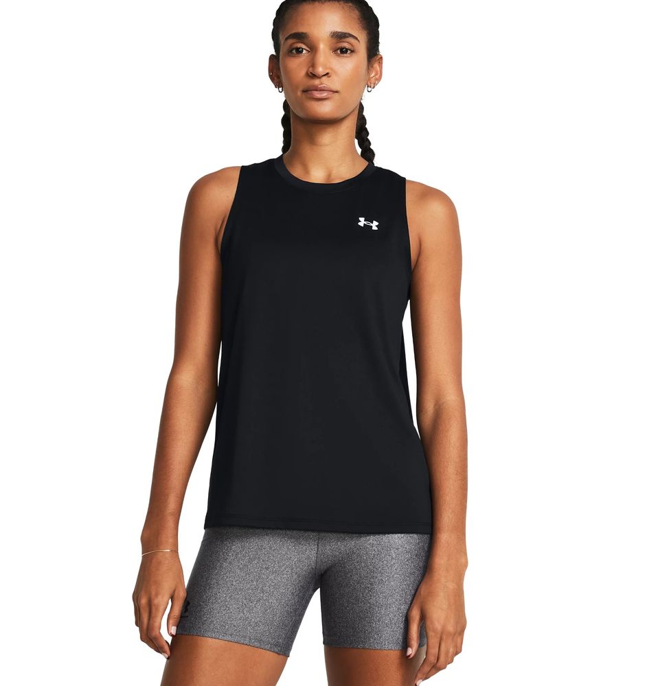 Under Armour TECH TANK SOLID - BLACK