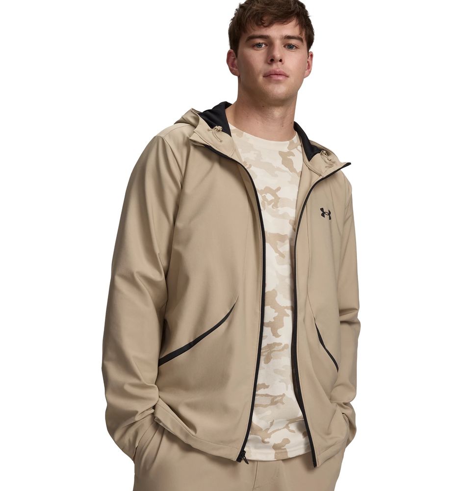 Under Armour  UA UNSTOPPABLE WOVEN JACKET - CITY KHAKI