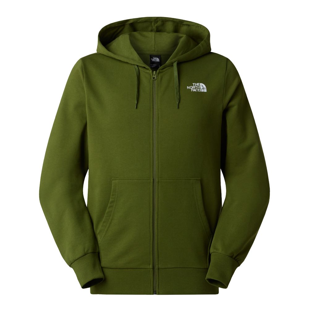 The North Face M BLANCA LIGHT REGULAR FULL ZIP HOODIE - WOODLAND GREEN