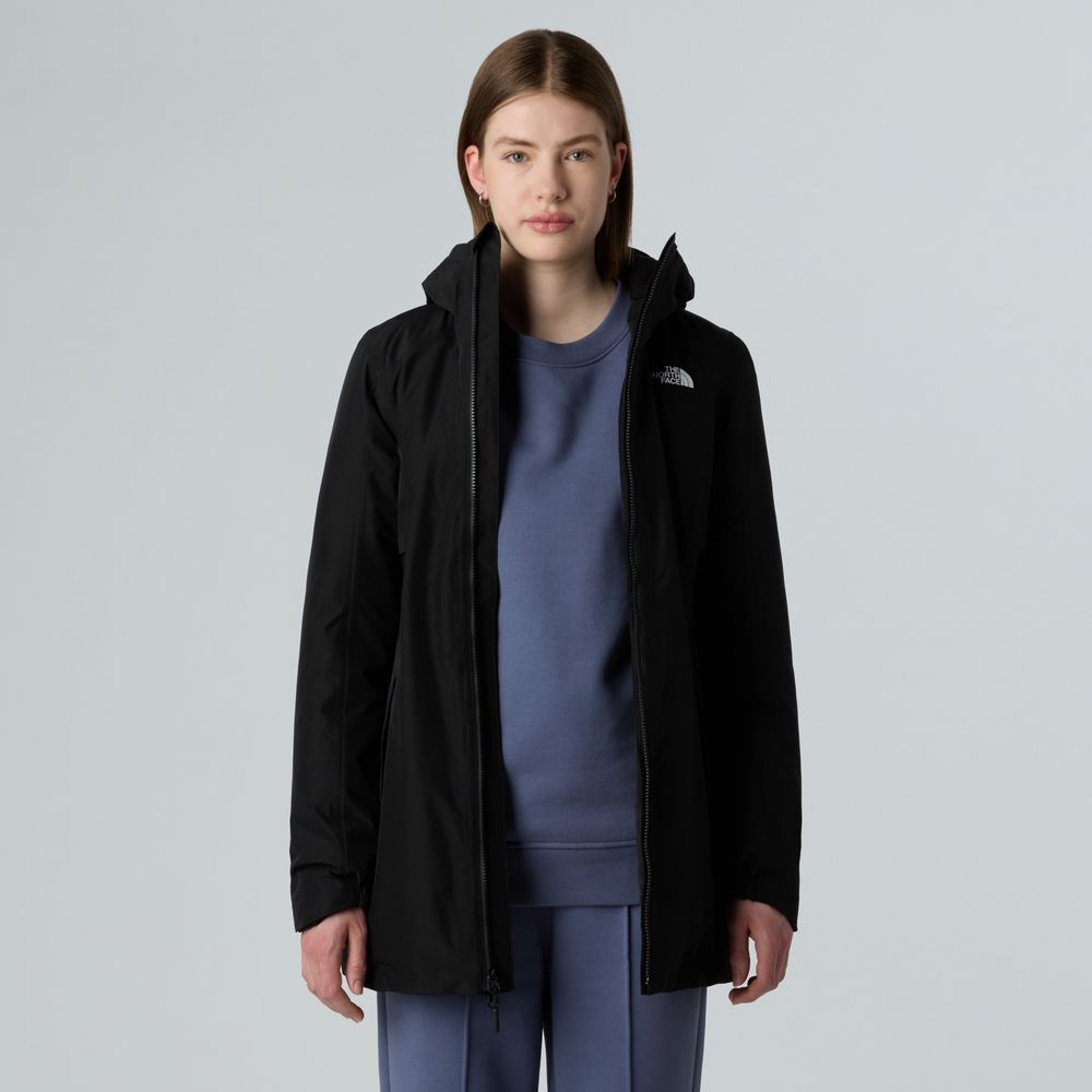 The North Face  W HIKESTELLER INSULATED PARKA - TNF BLACK/TNF BLACK