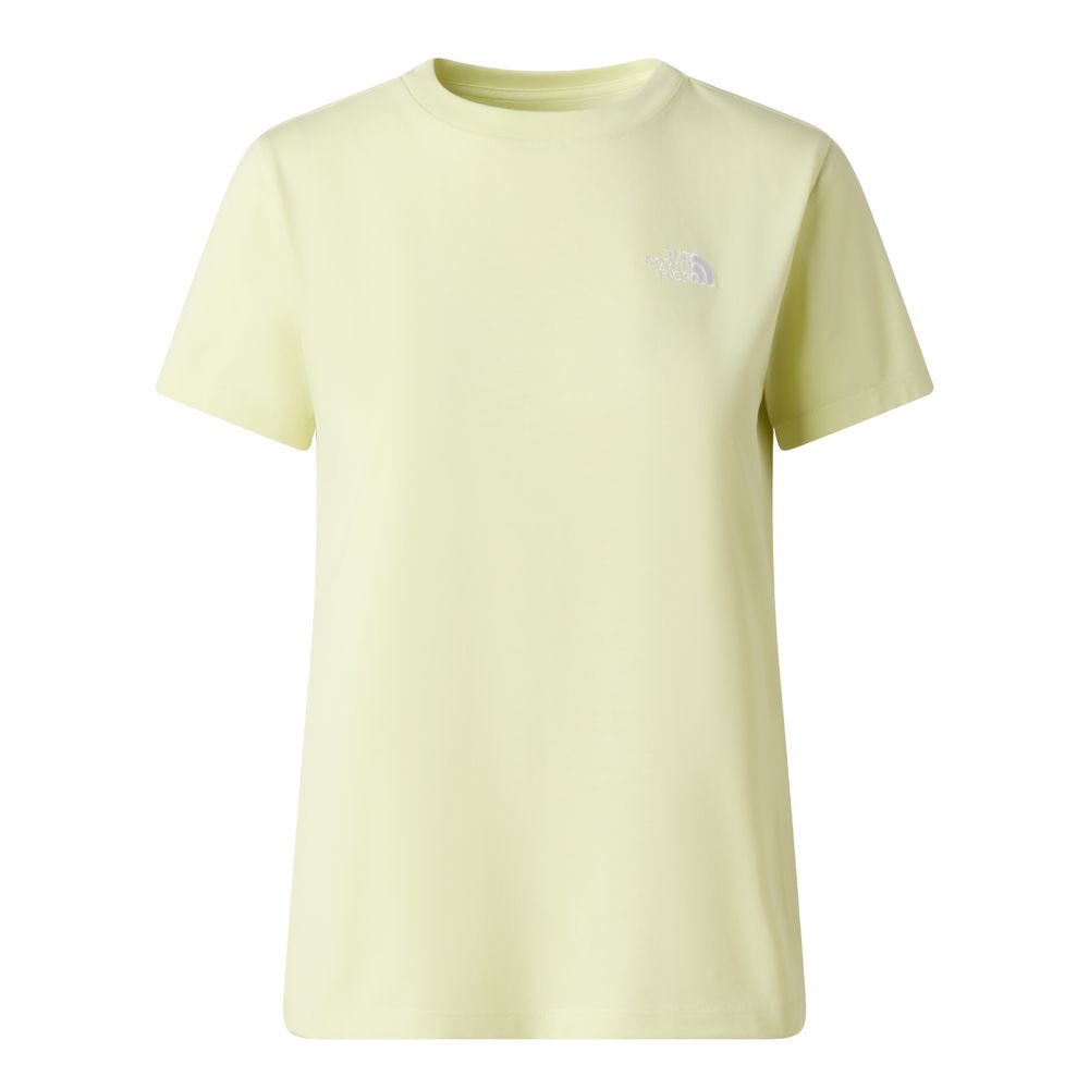 The North Face  W EVOLUTION SIMPLE DOME SLM SHORT SLEEVE - Lemon Mist