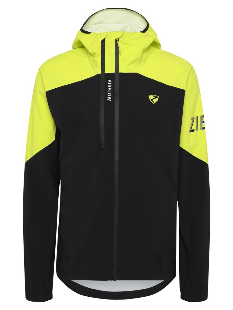 Ziener NEMIL-Z jacket man - black.bitter lemon