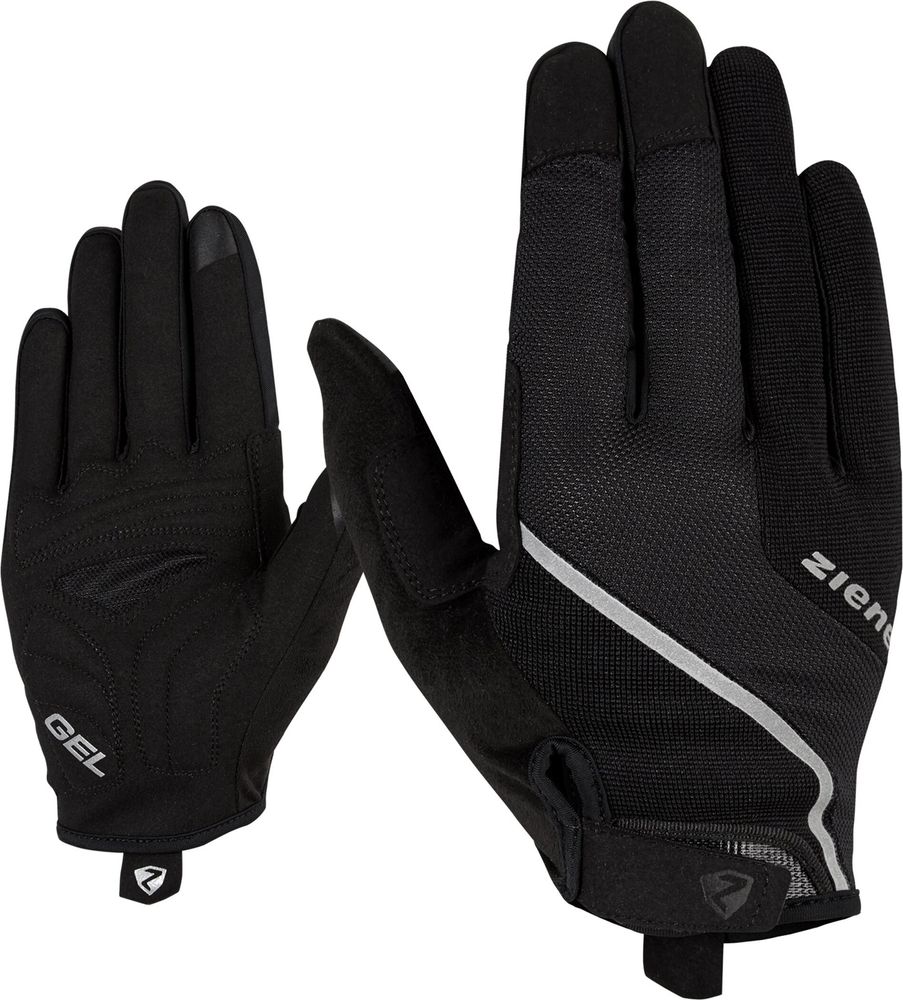 Ziener CLYO-Z TOUCH LONG bike glove man - black