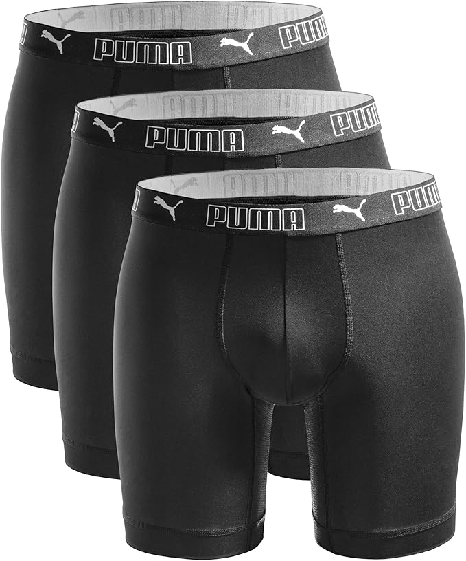 PUMA Unterziehshorts - Long Boxer - 3er Pack