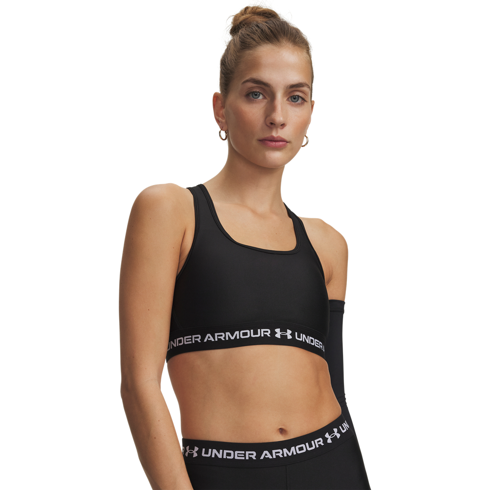 Under Armour Crossback Mid Bra - ultimate black