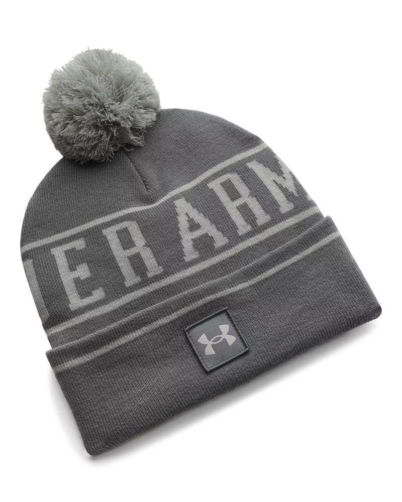 Under Armour M Halftime Pom Beanie - clay green