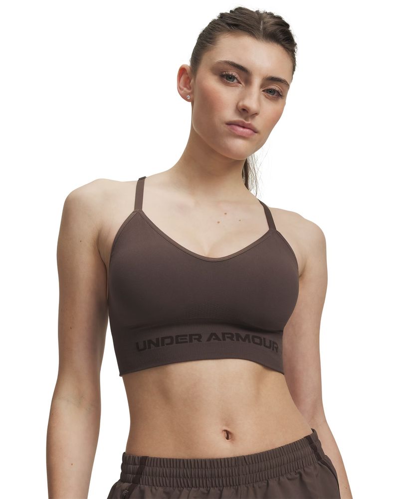 Under Armour Vanish Seamless Low Bra - peppercorn