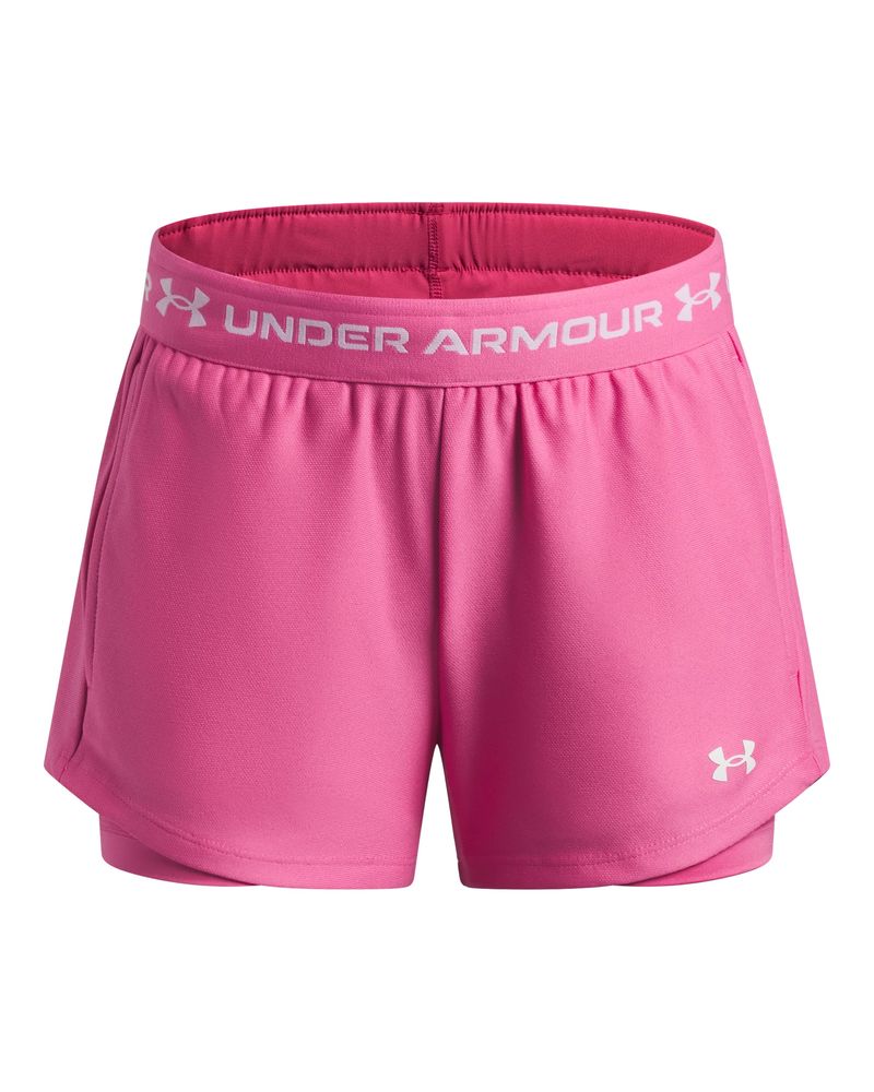 Under Armour Ua Tech Play Up 2N1 Short - pink frenzy