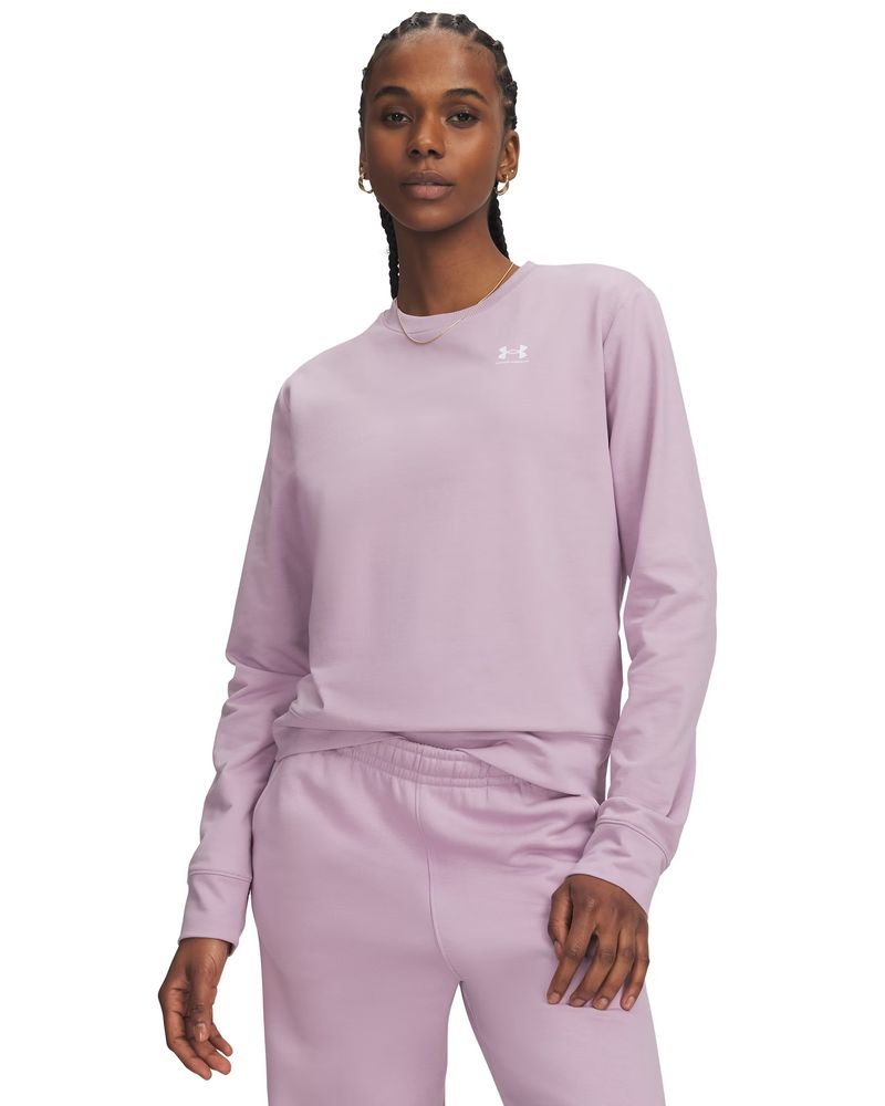 Under Armour Sport Terry Crew - mauve pink