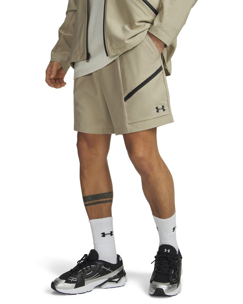 Under Armour Ua Unstoppable Woven Shorts - city khaki
