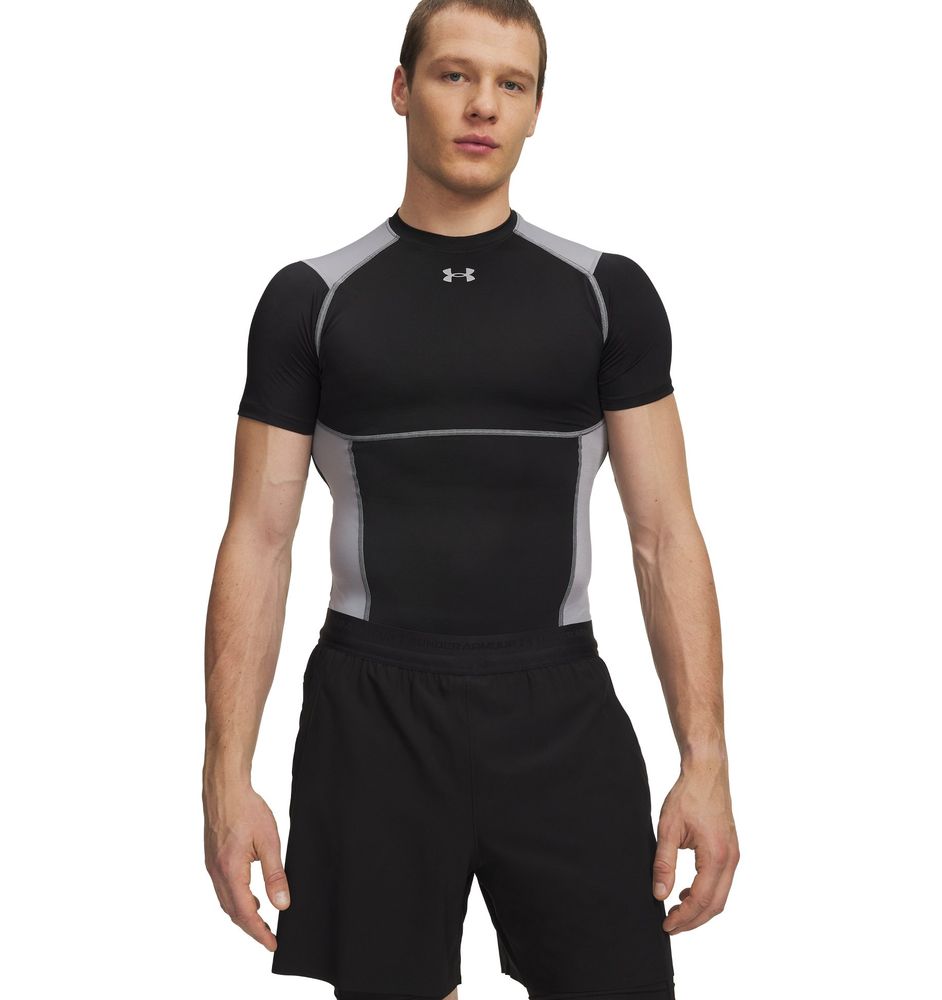 Under Armour Ua Hg Elite Comp Ss - ultimate black