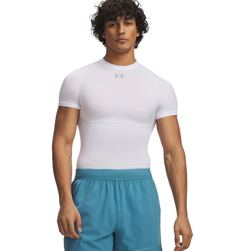 Under Armour Ua Hg Elite Comp Ss - white