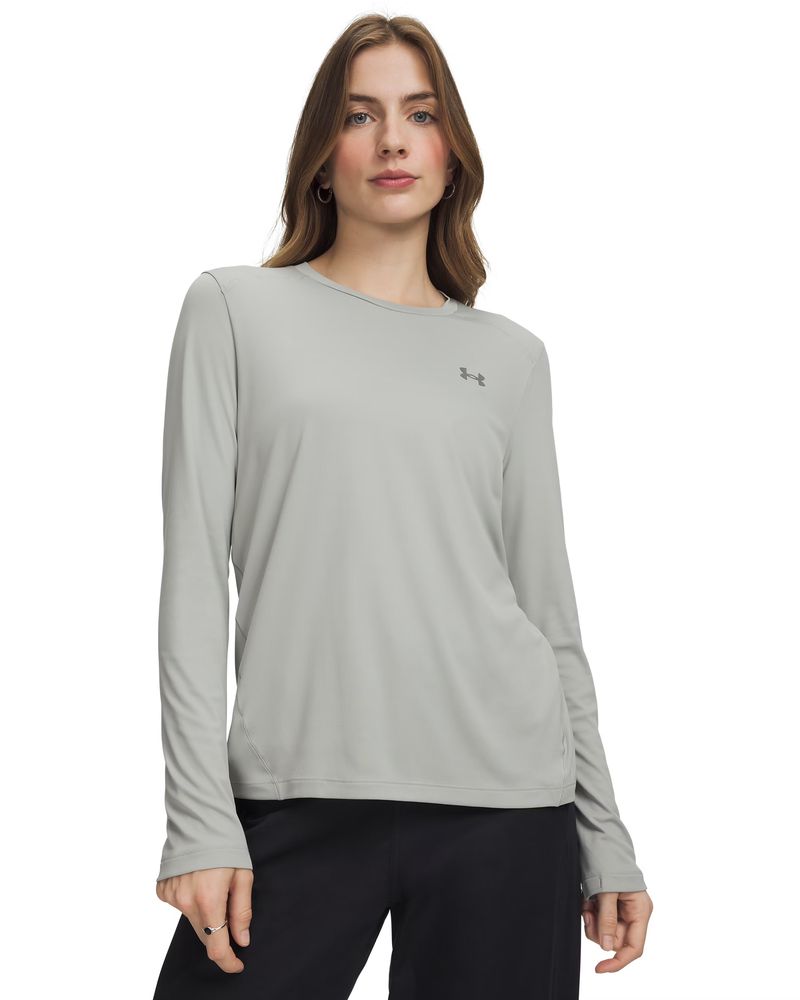 Under Armour W Explor Isochill Upf Ls - titanium