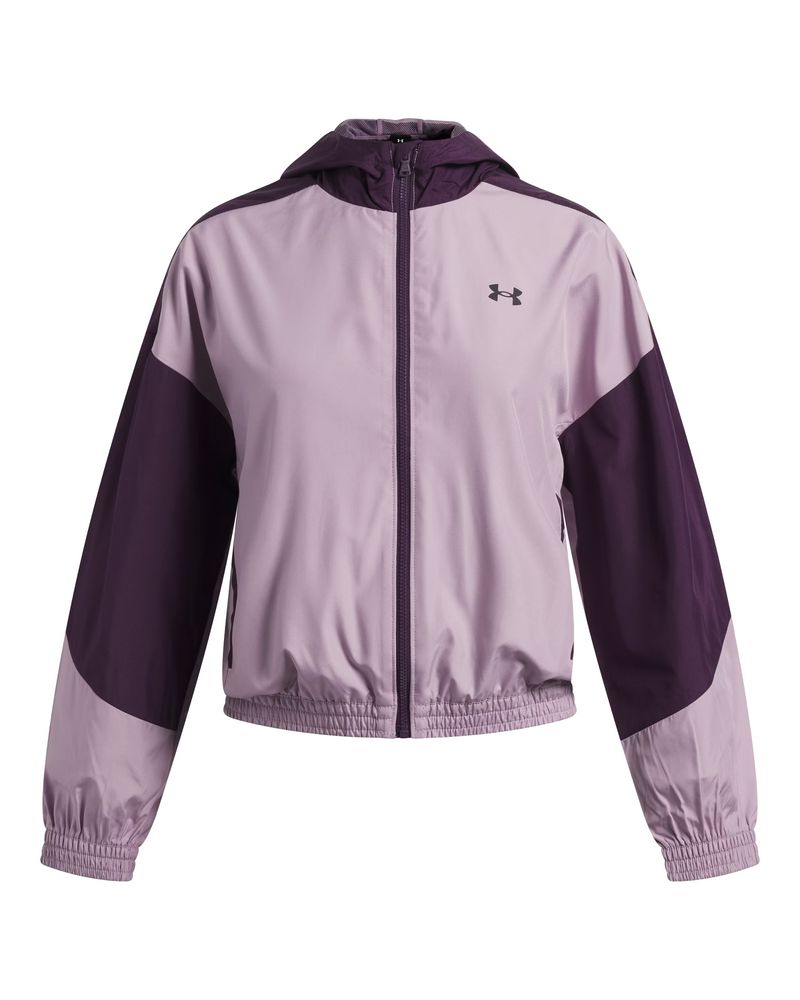 Under Armour G Icon Woven Fz - purple echo