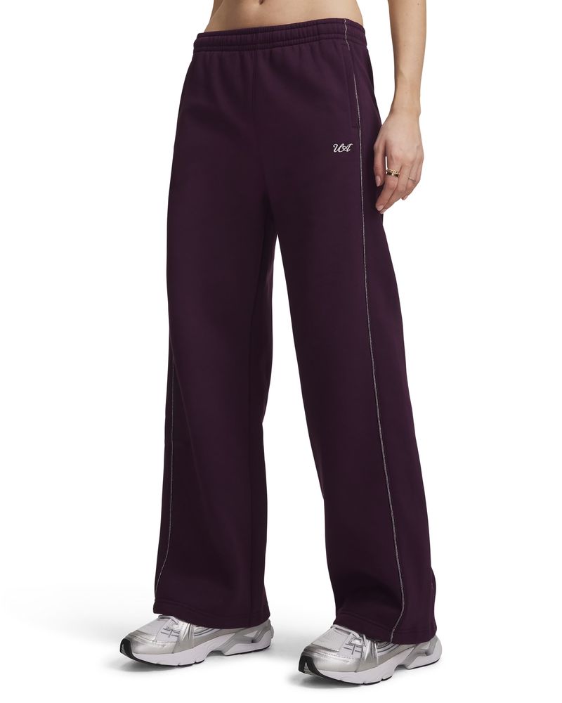 Under Armour Rival Shimmer Pant - purple echo
