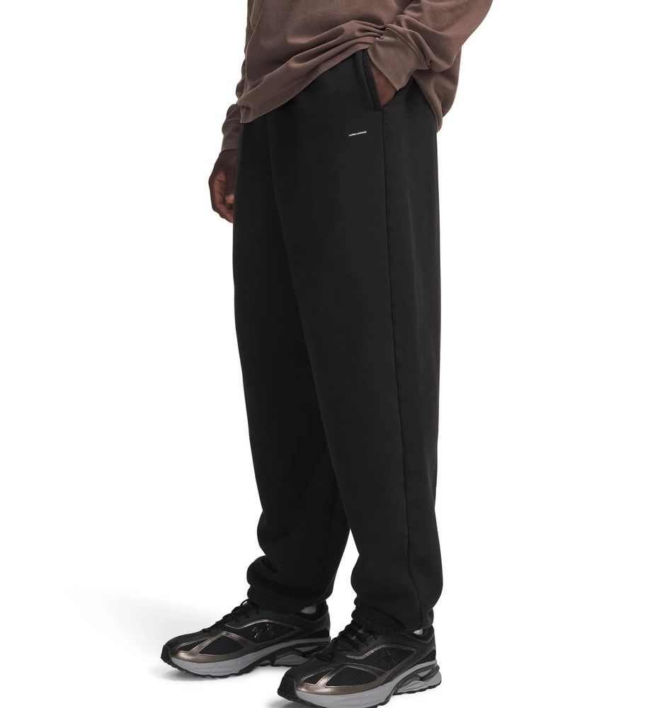Under Armour Ua Icon Hw Flc Washed Pants - ultimate black