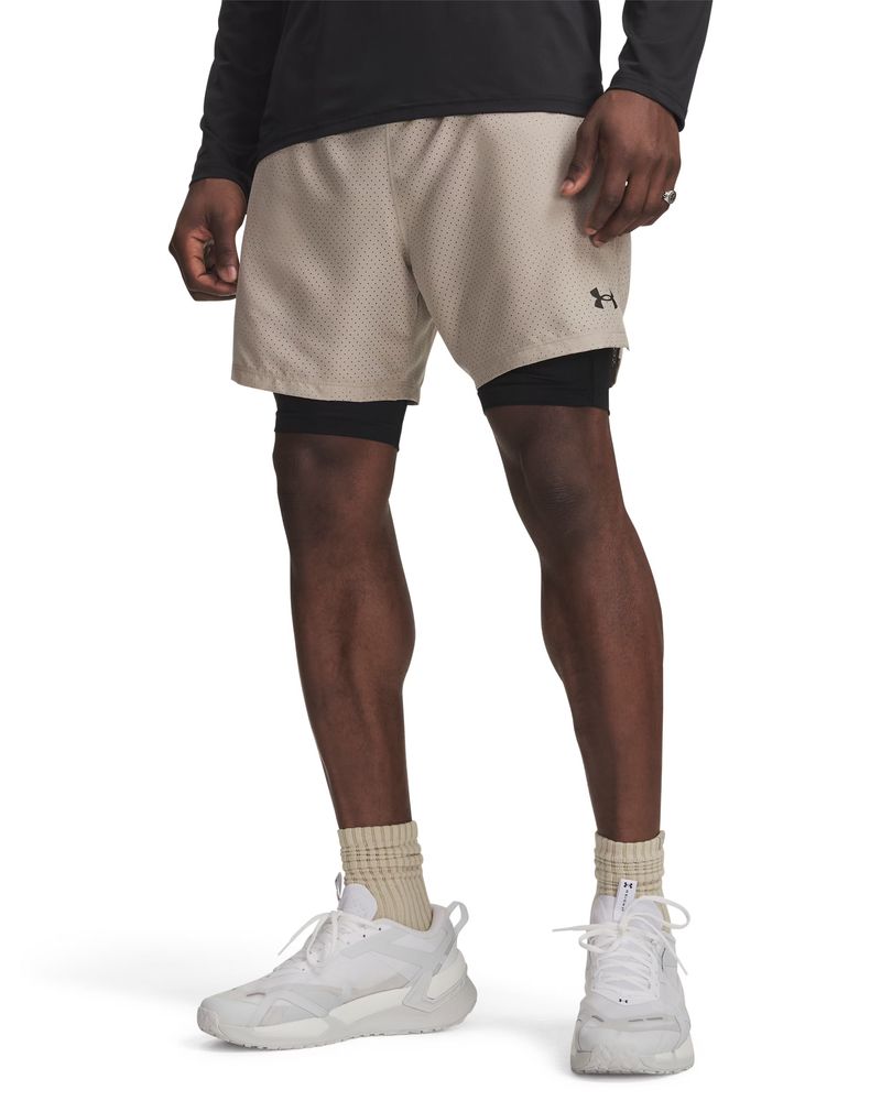 Under Armour Ua Vanish Wven Short 2.0 2N1 - timberwolf taupe