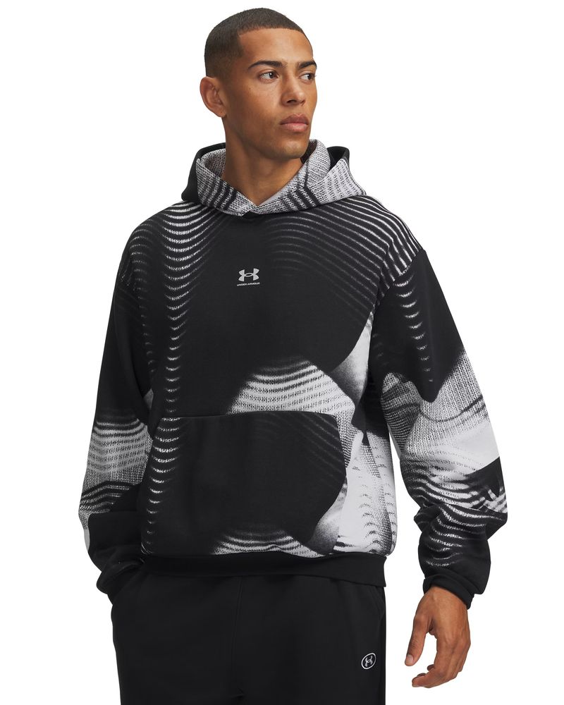 Under Armour Ua Icon Fleece Printed Hd - ultimate black