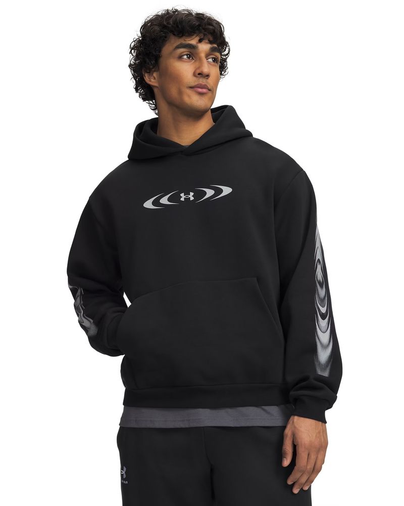 Under Armour Ua Icon Fleece Graphic Hd - ultimate black
