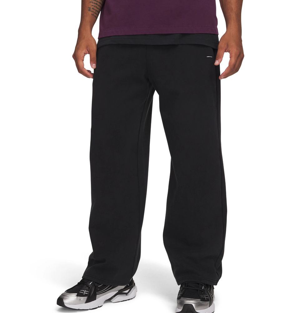 Under Armour Ua M Icon Fleece Wash Pants - ultimate black