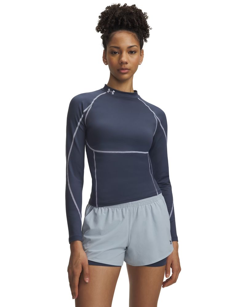 Under Armour Ua Coldgear Elite Mock - downpour gray