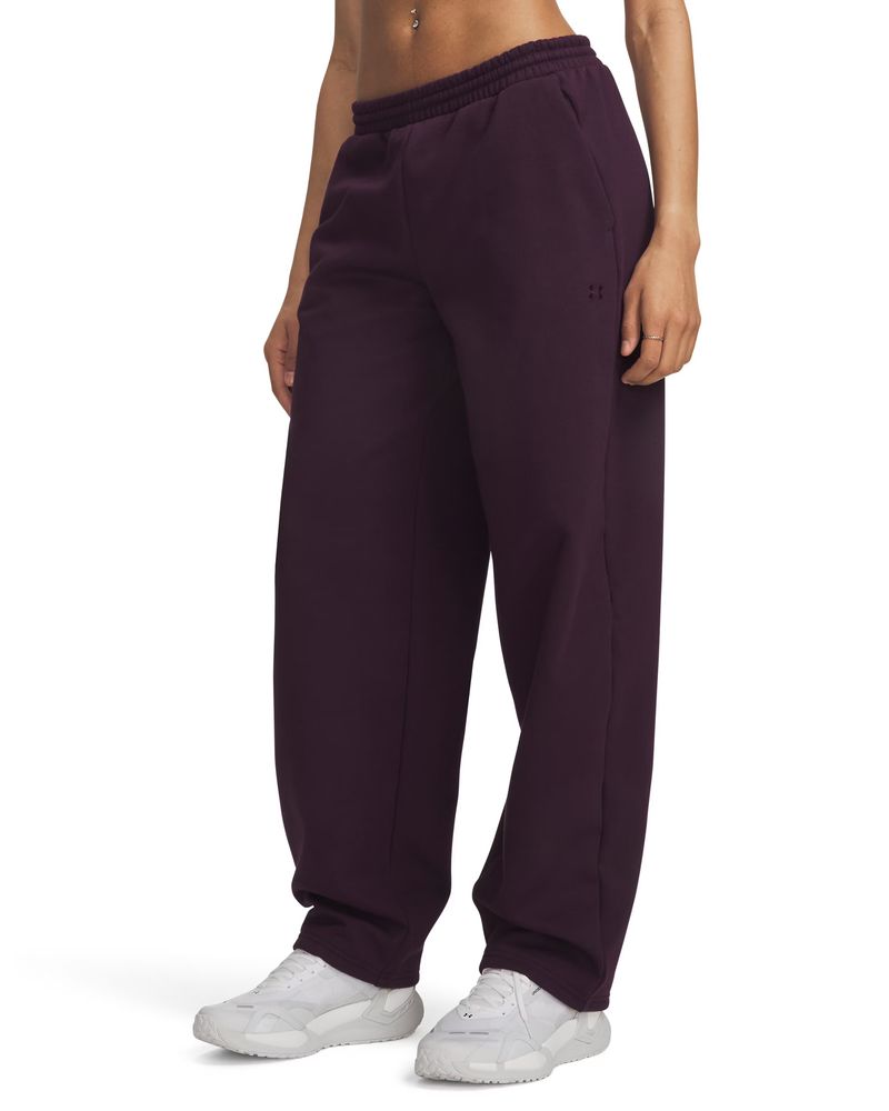 Under Armour Ua Icon Fleece Barrel Pant - purple echo