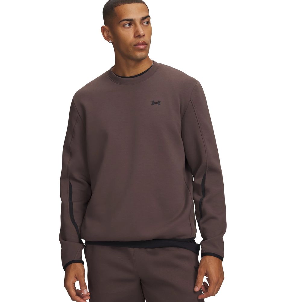 Under Armour Ua Unstoppable Flc Crew - peppercorn