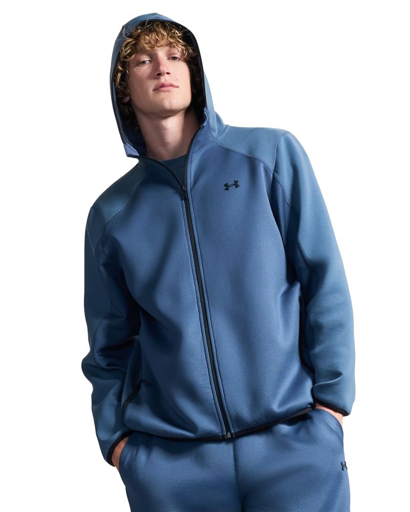 Under Armour Ua Unstoppable Flc Txtrd Fz - downpour gray
