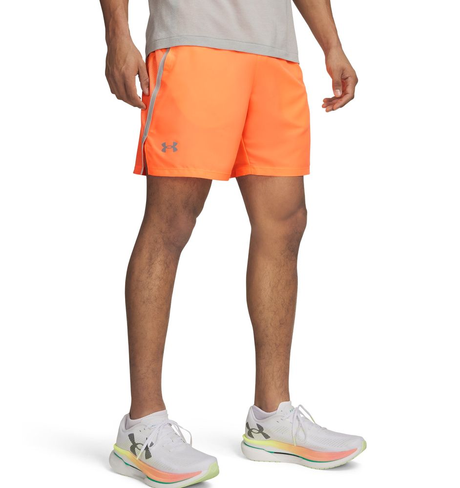 Under Armour Ua Launch 7'' Shorts - electric tangerine