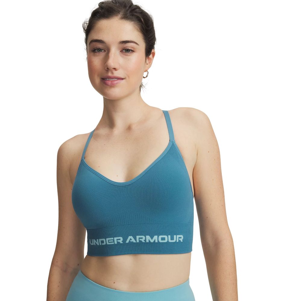 Under Armour Vanish Seamless Low Bra - boundless blue