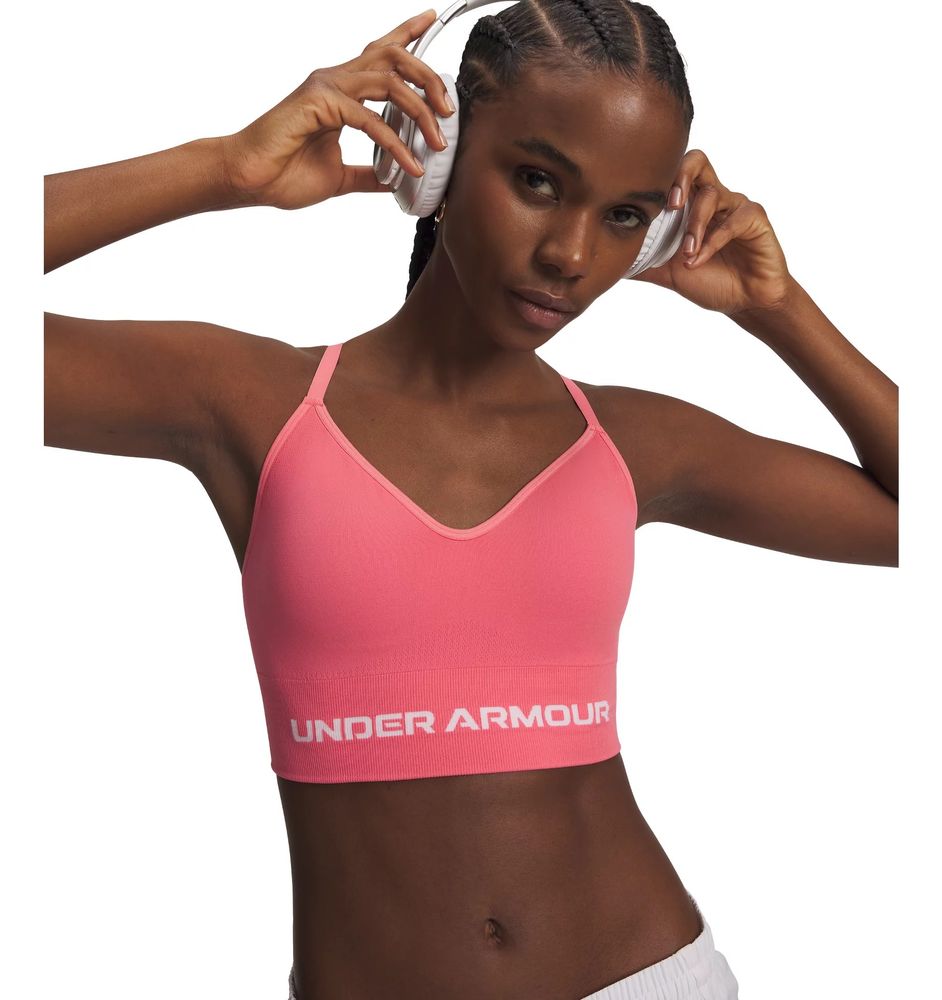 Under Armour Vanish Seamless Low Bra - bittersweet pink
